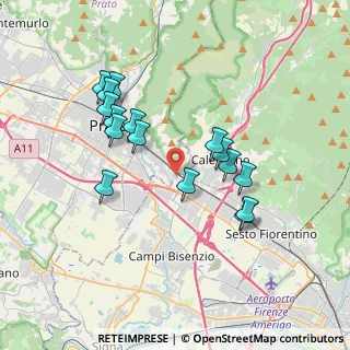 Mappa Via del Pesco, 59100 Prato PO, Italia (3.49563)