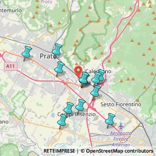 Mappa Via del Pesco, 59100 Prato PO, Italia (3.46615)