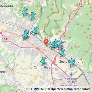 Mappa Via del Pesco, 59100 Prato PO, Italia (3.96)