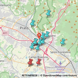 Mappa Via del Pesco, 59100 Prato PO, Italia (3.39533)