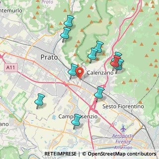 Mappa Via del Pesco, 59100 Prato PO, Italia (3.87727)