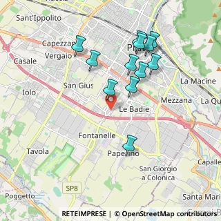 Mappa Via Adamo Papi, 59100 Prato PO, Italia (1.90917)