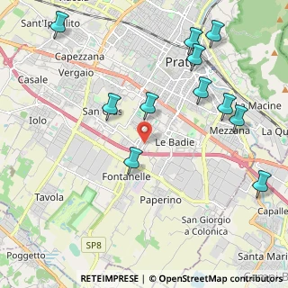 Mappa Via Adamo Papi, 59100 Prato PO, Italia (2.50818)