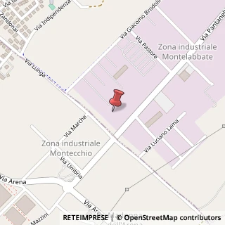 Mappa Via Pantanelli, 1, 61025 Montelabbate, Pesaro e Urbino (Marche)