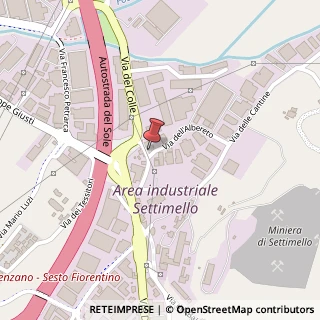 Mappa Via dell'Albereto, 1, 50041 Calenzano, Firenze (Toscana)