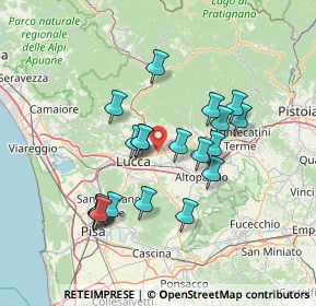 Mappa Via Vecchia Pesciatina, 55012 Capannori LU, Italia (13.0205)