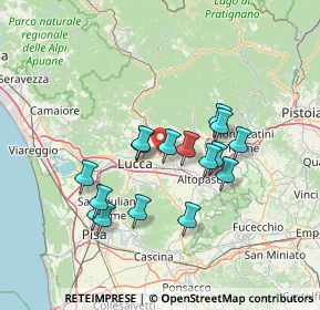 Mappa Via Vecchia Pesciatina, 55012 Capannori LU, Italia (12.41188)