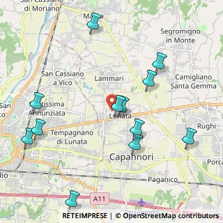 Mappa Via Vecchia Pesciatina, 55012 Capannori LU, Italia (2.39083)