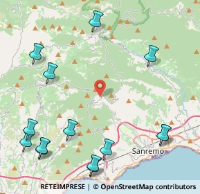 Mappa Strada al prato, 18038 Sanremo IM, Italia (5.92571)