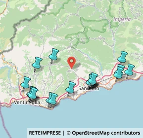 Mappa Strada al prato, 18038 Sanremo IM, Italia (8.985)