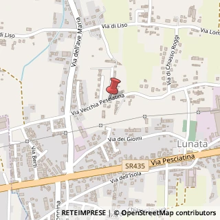 Mappa 44 Via Comunale Vecchia Pesciatina, Lunata, LU 55012, 55012 Capannori LU, Italia, 55012 Capannori, Lucca (Toscana)