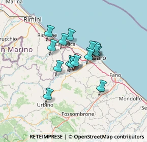 Mappa Via Lama, 61025 Montelabbate PU, Italia (9.6275)