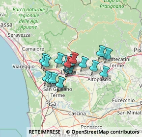 Mappa Via Ludovico Poschi Meuron, 55100 Lucca LU, Italia (8.7435)
