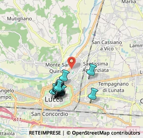 Mappa Via Ludovico Poschi Meuron, 55100 Lucca LU, Italia (1.77688)