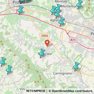 Mappa Via Andrea del Sarto, 51039 Quarrata PT, Italia (8.1115)