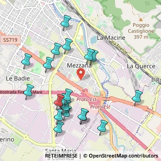 Mappa Via dei Caselli, 59100 Prato PO, Italia (1.157)
