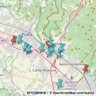 Mappa VAI DI PRATO, 50141 Calenzano FI, Italia (3.89615)