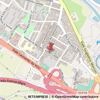 Mappa Via Dei Caselli, 9/2, 59100 Prato, Prato (Toscana)