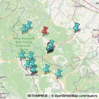 Mappa Via Giovanni Pascoli, 47021 Bagno di Romagna FC, Italia (14.8035)