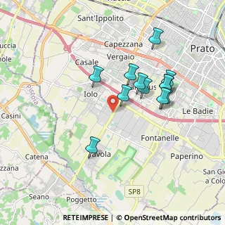Mappa Viale XVI Aprile, 59100 Prato PO, Italia (1.68333)
