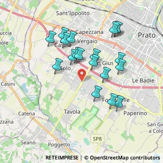 Mappa Viale XVI Aprile, 59100 Prato PO, Italia (1.86211)