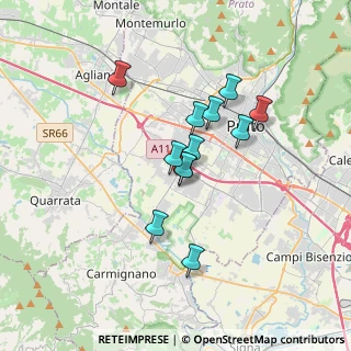Mappa Viale XVI Aprile, 59100 Prato PO, Italia (2.7575)
