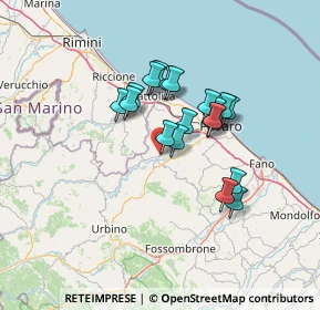 Mappa Via Luigi Galvani, 61020 Montecchio PU, Italia (10.69053)