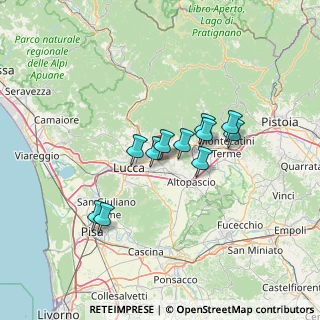 Mappa Via della Cateratta, 55012 Capannori LU, Italia (10.43636)