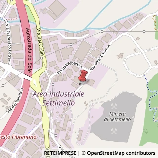 Mappa Via delle Cantine, 27, 50041 Calenzano, Firenze (Toscana)