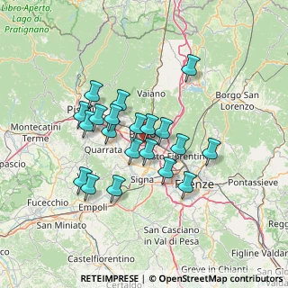 Mappa Via Fernanda Nocchi Zipoli, 59100 Prato PO, Italia (11.752)