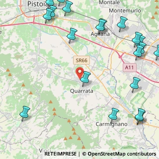 Mappa Via Palermo, 51039 Quarrata PT, Italia (6.6925)