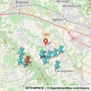 Mappa Via Palermo, 51039 Quarrata PT, Italia (4.21727)