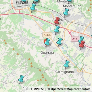 Mappa Via Palermo, 51039 Quarrata PT, Italia (6.45438)