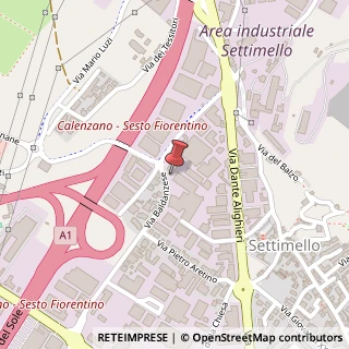 Mappa Via Baldanzese, 35, 50041 Calenzano, Firenze (Toscana)