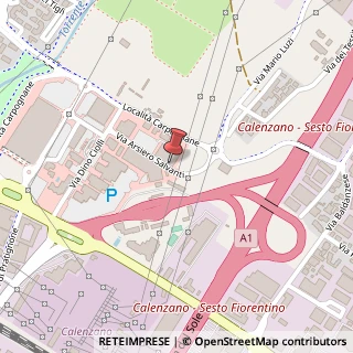 Mappa Via Arsiero Salvanti, 83, 50041 Calenzano, Firenze (Toscana)