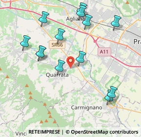 Mappa Via delle Scalette, 51039 Quarrata PT, Italia (4.49615)