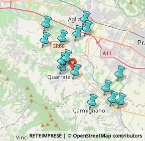 Mappa Via delle Scalette, 51039 Quarrata PT, Italia (3.71933)