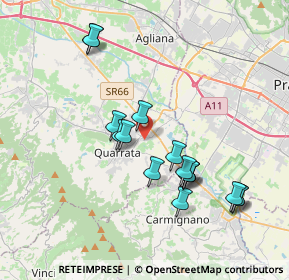 Mappa Via delle Scalette, 51039 Quarrata PT, Italia (3.71)