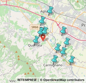 Mappa Via delle Scalette, 51039 Quarrata PT, Italia (3.3125)