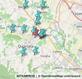 Mappa Via delle Scalette, 51039 Quarrata PT, Italia (1.58846)
