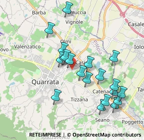 Mappa Via delle Scalette, 51039 Quarrata PT, Italia (1.89)