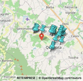 Mappa Via San Gregorio, 51039 Quarrata PT, Italia (1.331)