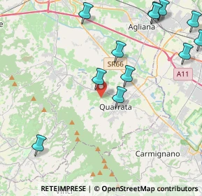 Mappa Via San Gregorio, 51039 Quarrata PT, Italia (6.21067)