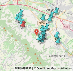 Mappa Via San Gregorio, 51039 Quarrata PT, Italia (3.2035)