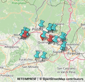 Mappa Via San Gregorio, 51039 Quarrata PT, Italia (11.6465)