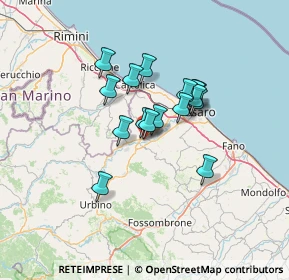 Mappa Via XXV Aprile, 61020 Montecchio PU, Italia (9.9)