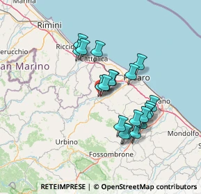 Mappa Via XXV Aprile, 61020 Montecchio PU, Italia (12.256)