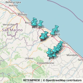 Mappa Via XXV Aprile, 61022 Vallefoglia PU, Italia (12.227)