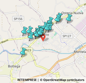 Mappa Via G. Donizetti, 61020 Montecchio PU, Italia (0.6275)