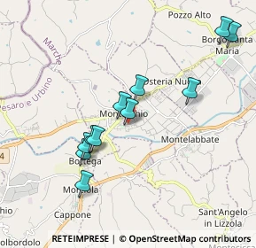 Mappa Via G. Donizetti, 61020 Montecchio PU, Italia (1.84636)